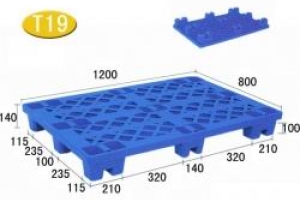 T19-九腳網格輕型塑料托盤
