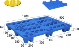 T18-九腳網格輕型塑料托盤
